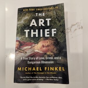 The Art Thief by - Black and White Cover